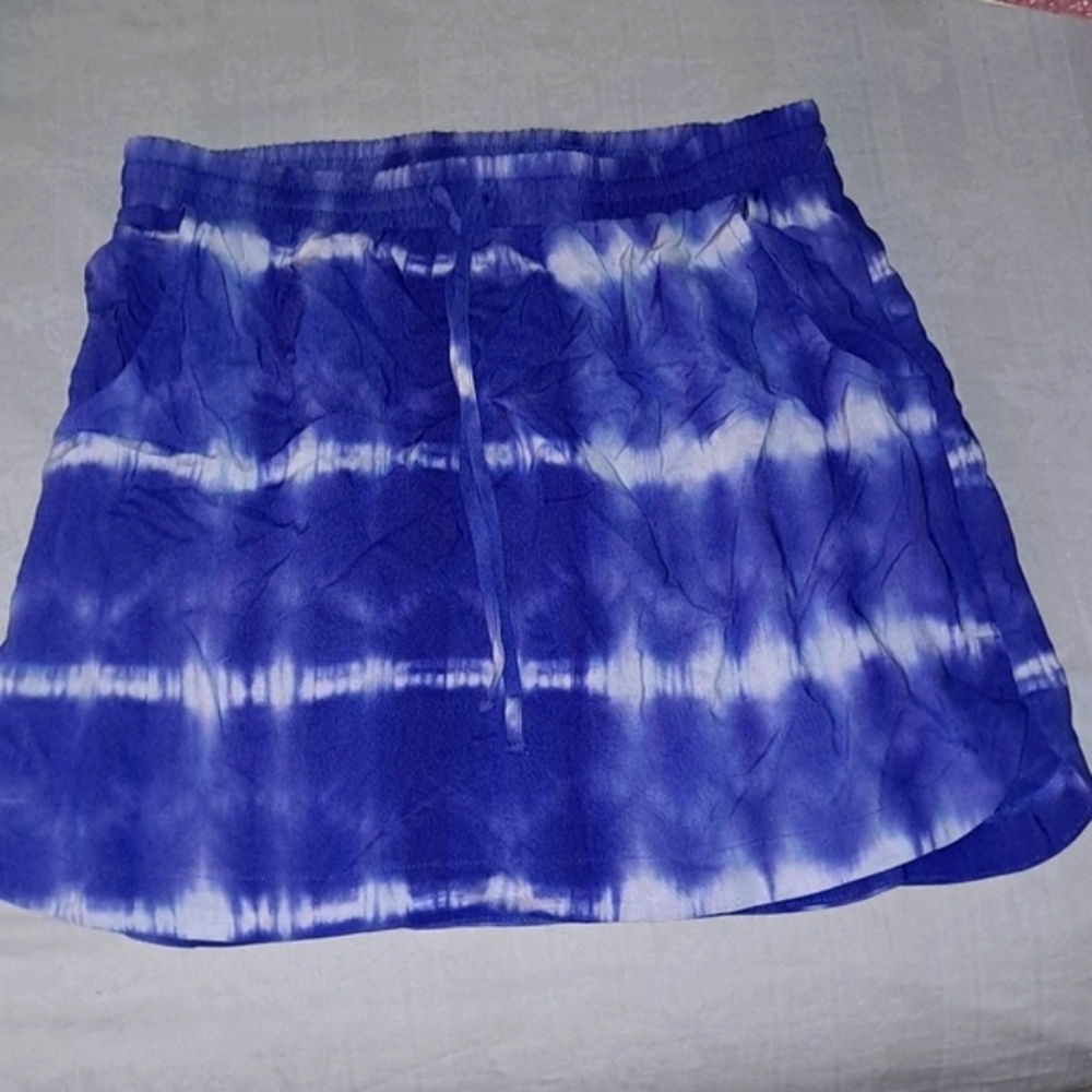 Cute Tie Dye Skirt with Pockets!
